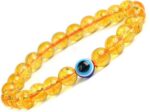 DIVINE SOUVENIRS Stone, Citrine + Golden Beads, Crystal...