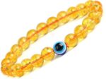 Jewelswonder Stone, Citrine + Golden Beads, Crystal Cha...