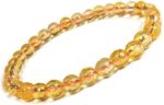 REIKI CRYSTAL PRODUCTS Stone, Citrine + Golden Beads, C...