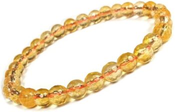 REIKI CRYSTAL PRODUCTS Stone, Citrine + Golden Beads, C...