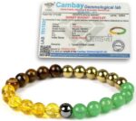 GEMSJI Pyrite, Green Aventurine, Golden Pyrite, Crystal...