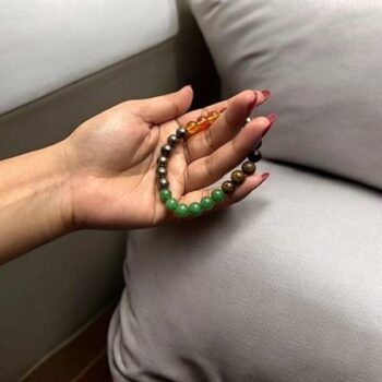 VIBESLE Stone, Green Aventurine, Golden Pyrite, Tiger's...