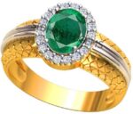 Adjustable Ring 5.25 Ratti Stone Ring Oval Shape Facete...