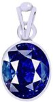 Blue sapphire pendant Natural 7.00 ratti stone Certiife...