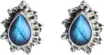 92.5 Sterling Silver ZIRCONIA STONE tops hanging Stones...