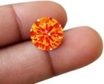 5.25 Ratti Created Pendant/Locket Gemstone By Lab Certi...