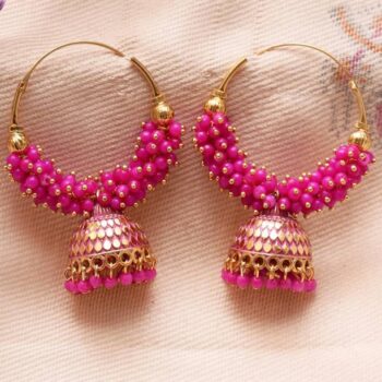 Rhinestone Golden Claw Korean Earring Alloy Huggie Earr...