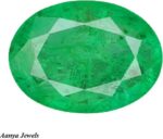 Natural Emerald Zambian Oval Shape Cut Faceted 6.37 Car...