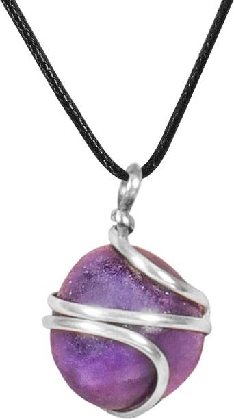 Set Of 2 Natural Gemstone Crystal Pointer Shape Locket ...