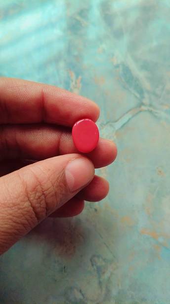 Red Coral Pendant, Locket (Moonga/Munga Stone Pendant) ...