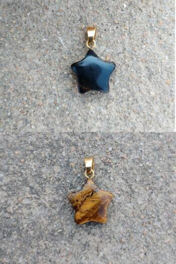 Hakik Gemstone Locket Agate Silver, Stone Locket