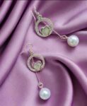 AD - 103 Excellent Finish Ad American Diamond Stud Earr...