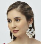 Red Wine Bow Knot Heart Korean/Stud Earrings – Jewelry ...