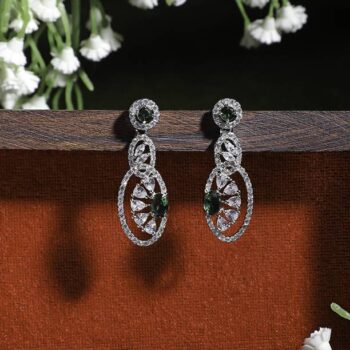 Royal Look Drop Earring Zircon Stone For Women & Girls ...