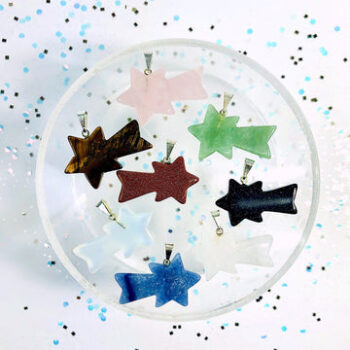 Shooting Star Crystal Pendants Gemstone Pendants