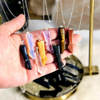 Figa Hand Pendant Protection Crystal Amulet