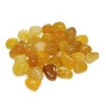 Yellow Agate Tumble/Pebbles Stone. for Reiki, , Vastu, Fang Shui Aura, Home Decor, Office Decor, Gifting, Good Luck, showpiece etc. (Yellow Onyx, 400 gm)