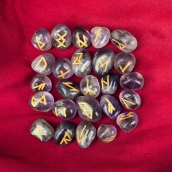 Crystal Rune Tumble Stone Set 25 pcs