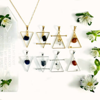 Earth, Wind, Water, & Fire Pendants (S21B4)