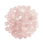 Rose Quartz Tumble Stone Pebble Rose Quartz s Raw Tumbled Gemstone for  Vastu, Gravels for Aquarium Home Décor Garden Table 100 Gm