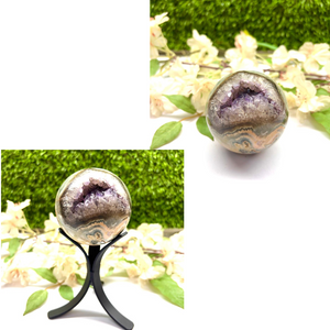 Amethyst Sphere Clusters (Spirituality)
