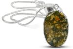 AAA Moss Agate Pendant Natural Crystal Pendant