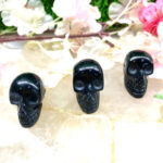 Black Obsidian Crystal Skull
