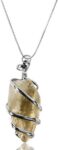 Smoky Quartz Pendant Wire Wrapped Pendant Crystal Pendant