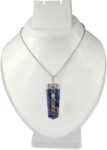 Sodalite Pendant Flat Stick Pendant Crystal Pendant