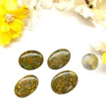 Azubilite / Fruit Jasper Cabochon