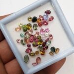 30 Pieces Natural All Color Parcel Multi Tourmaline Cut Stone Calibrated Mix Shape 30 Pieces Lot Loose Gemstones~Tourmaline Loose Stone Lots