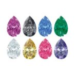 PRIMERO Zirconia Pear Shape Cut - Loose Zirconia Gemstones - Cubic Zirconia CZ - Made in Austria - Various Colors - for Jewelry Making