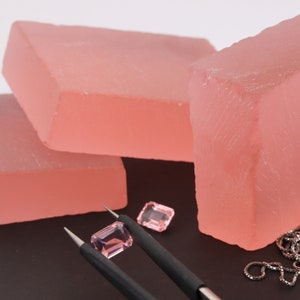 Rough Tourmaline Pink Nano Gems Heat Resistant Pink Nano Tourmaline Loose Gemstone #Pk7