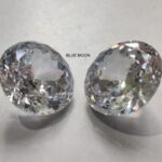 2pcs zircon faceted cut lot gemstone 152ct good quality white zircon loose gemstone round shape zircon jewelry making