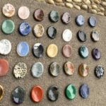 Natural Crystal Worry Stone, Amethyst, Rose Quartz, and Tiger Eyes Healing Stone ,Calming Anxiety Relief & Stress,Reduction