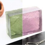 Olive Green to Purple Light Color Change Nano Crystal Heat Resistant Alexandrite Imitation Faceting Rough Gem Cutting Grade (OG/Pp)