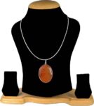 Natural Crystal Carnelian Pendant Oval Pendant Crystal