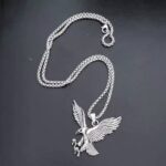 Stylish War Eagle Flying Pendant for Boys & Girls Sterling