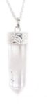 Crystal Pencil Pendant with Chain Healing Crystal Pendant