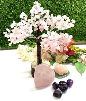 Rose Quartz Tree of Love Gift Box