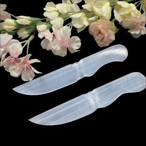 Selenite Knife (Cut Chords)